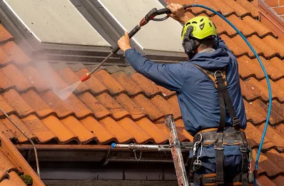 Démoussage et hydrofuge de toiture à Pons